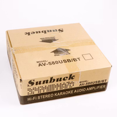 Sunbuck Bluetooth EQ Audio Stereo Hi-Fi Amplifier Karaoke 5CH 920W - AV-580USB/BT - Golden — gambar 5