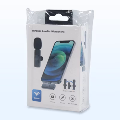 TaffSTUDIO Wireless Lavalier Lapel Microphone Vlogger Lightning 2.4GHz - HO86 - Black — gambar 5