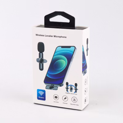 TaffSTUDIO Wireless Lavalier Microphone Vlogger Lightning 2 Mic 2.4GHz - G10 - Black — gambar 5