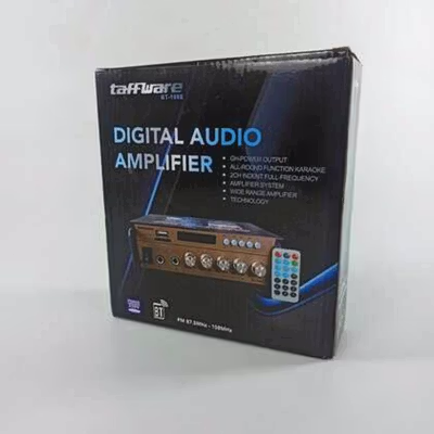TaffSTUDIO Audio Amplifier Bluetooth HiFi 300Wx2 with Remote Control - BT-198E - Black — gambar 5
