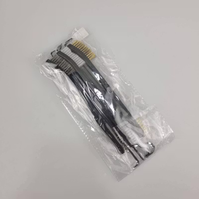 CS Force Sikat Stainless Steel Wire Brush 3 PCS with Pick Set 4 PCS - CS7 - Black — gambar 5