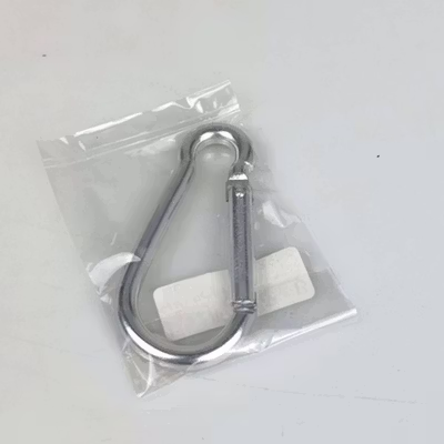 GYMTOP Carabiner Gantungan Kunci Barang Aluminium Snap Hook 7.5cm - 698 - Silver — gambar 5