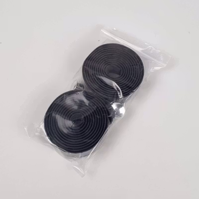 Handlebar Tape Gagang Sepeda Bicycle Handle Wrap 2M 30mm 2 PCS - GH-081H - Black — gambar 5