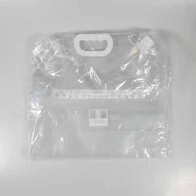 TaffSPORT Kantong Air Minum Lipat BPA Free Portable Water Bag 5L - SD-10 - Transparent — gambar 5