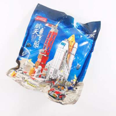 LELE BROTHER Mainan Pesawat Luar Angkasa Aerospace Rocket 512 Blocks - 8861 - Multi-Color — gambar 5