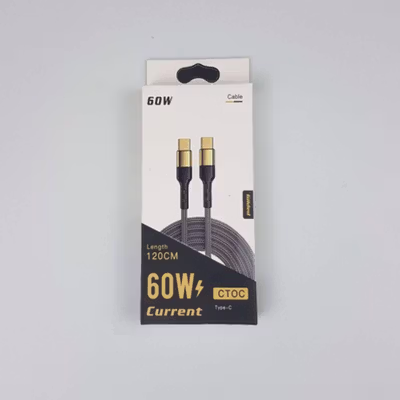 Taffware Kabel Data USB Type C Multifungsi Fast Charging 3A 60W 1.2M - ILC3 - Black — gambar 5