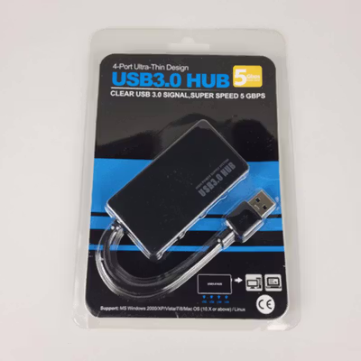 USB HUB 3.0 High Speed 4 Port with Power Supply 4 Port - UH-103U3 - Black — gambar 5