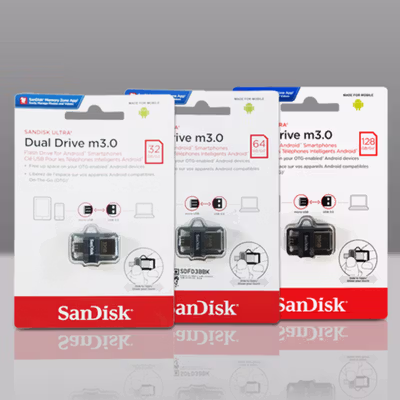 SanDisk Ultra Dual Drive Micro USB 3.0 64GB-SDDD3-64G - Black — gambar 5
