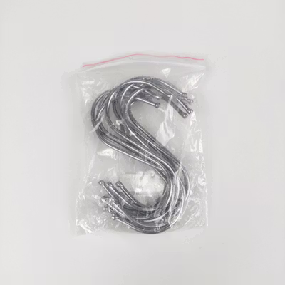 TaffHOME Hanger Gantungan S Serbaguna Stainless Steel Hook 10 PCS 12cm - M127 - Silver — gambar 5