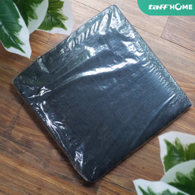 TaffHOME Sofa Kotak Penyimpanan Barang Foldable Container 38x38x36.5cm - LH962 - Black — gambar 5