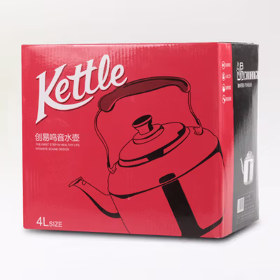 CHUANGYI Teko Air Panas Bunyi Siul Stainless Steel Water Kettle 4L - HS462 - Silver — gambar 5