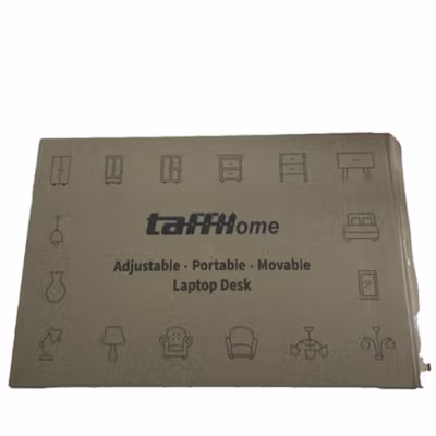TaffHOME Meja Laptop Adjustable Portable Working Desk 60x40cm - ND02 - Black — gambar 5