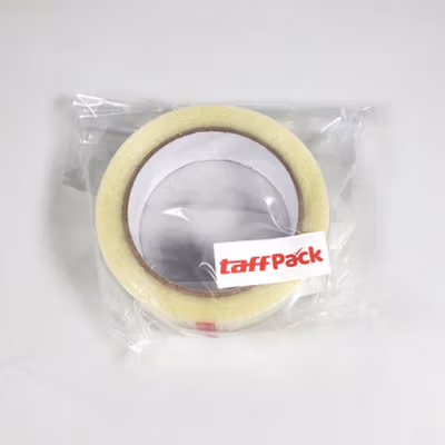 TaffPACK Lakban Super Strong Fiber Tape Grid 25M 30mm - B089 - Transparent — gambar 5