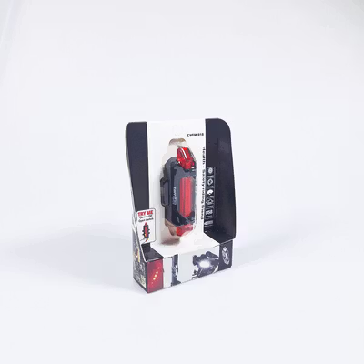 TaffLED Lampu Belakang Sepeda LED Rechargeable Tail Light 15 Lumens - DC-918 - Red — gambar 5