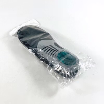 EiD Insole Sepatu Alas Kaki Orthopedic Shock Absorb Gel Size L 41-46 - ZYD18 - Black — gambar 5