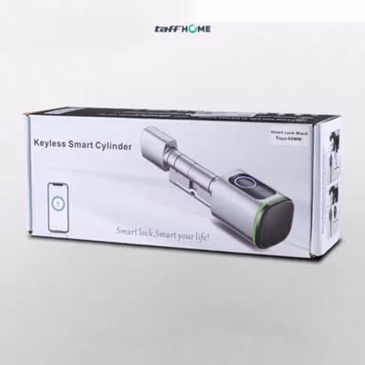 TaffHOME Smart Door Lock Fingerprint Bluetooth Card Alarm Tuya Smart - S1-B60 - Black — gambar 5