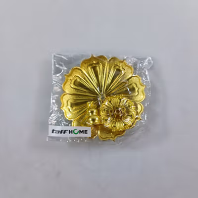 TaffHOME Tempat Dupa Lotus Gourd Incense Holder Zinc Alloy - YJ-A3 - Golden — gambar 5