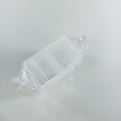 Acolehuma Tempat Kapas Multifungsi Dual Compartment Make Up Storage - AH097 - Transparent — gambar 5