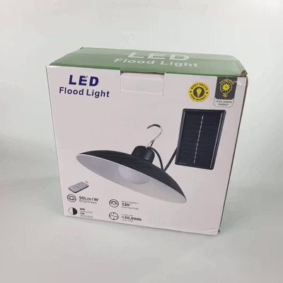 TaffLED Lampu Gantung Solar IP44 Cool White 400 Lumens with Remote - AMR24 - Black — gambar 5