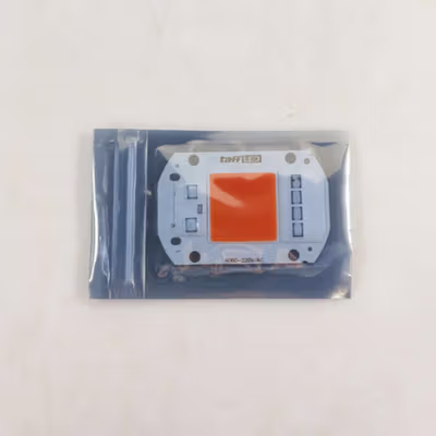 TaffLED Chip LED COB Lampu Tanaman Grow Light 1400K 50W 220V - COB4060-AC220-50 - White — gambar 5