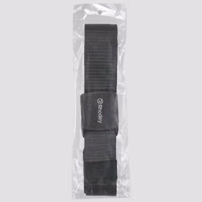 Rhodey Tali Ikat Pinggang Pria Anti X-Ray Plastik Automatic Buckle - 899 - Black — gambar 5