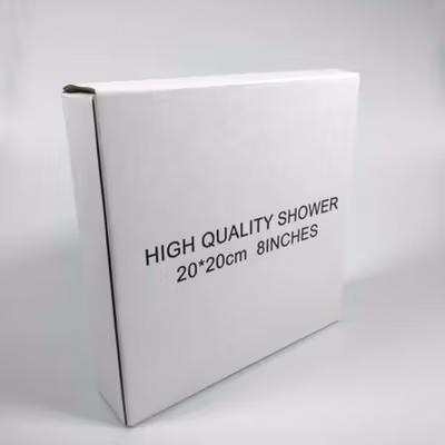 BATHE PROJECT Kepala Head Shower Mandi Bentuk Kotak 8Inch 305gr - MK-701 - Silver — gambar 5