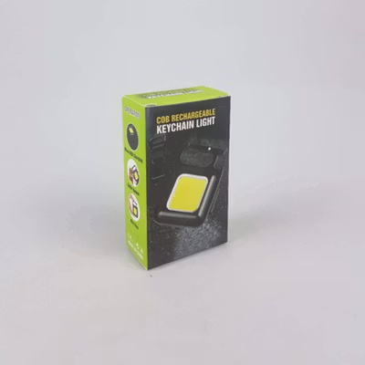 VKTECH Senter LED COB Keychain Magnetic Rechargeable 500 Lumens - CB601 - Black — gambar 5