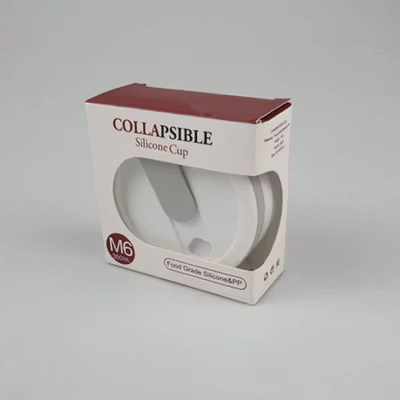 ACEBON Gelas Lipat Silikon Foldable Cup Heat Resistant 350ml - M6 - Gray — gambar 5