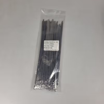 Taffware Kabel Ties Stainless Steel Anti Karat Multifungsi 100 PCS 4.6x250mm - IF10 - Silver — gambar 5