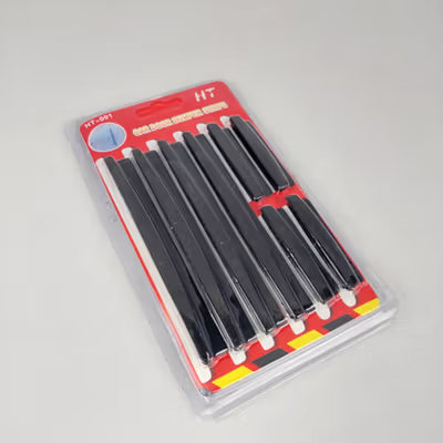 CHEZHIWANG Car Door Bumper Pelindung Pintu Mobil 8 PCS - HT-001 - Black — gambar 5