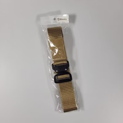 Rhodey Tali Ikat Pinggang Canvas Nylon Army Military Tactical 125cm - MU056 - Brown — gambar 5
