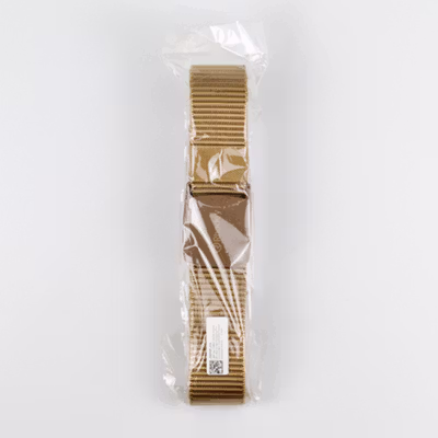 Rhodey Tali Ikat Pinggang Pria Anti X-Ray Plastik Automatic Buckle - 899 - Cream — gambar 5