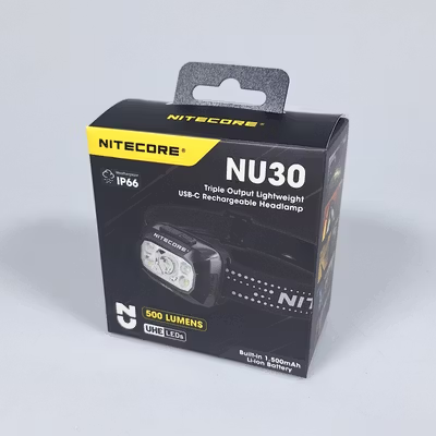 NITECORE Senter Kepala Headlamp LED Triple Output IP66 500 Lumens - NU30 - Black — gambar 5