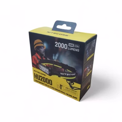 NITECORE Senter Kepala Headlamp LED UHE Dual Output IP68 2000 Lumens - HU2000 - Black — gambar 5