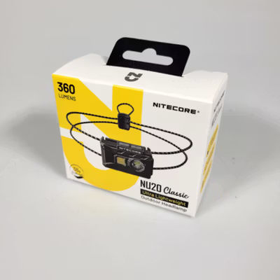 NITECORE Senter Kepala Headlamp LED Lightweight IP66 360 Lumens - NU20 Classic - Black — gambar 5