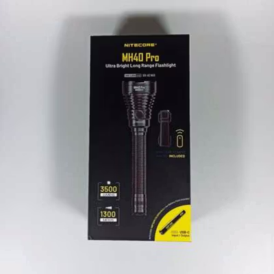 NITECORE Senter LED Flashlight Tactical 3500 Lumens IP68 with Remote - MH40 Pro - Black — gambar 5