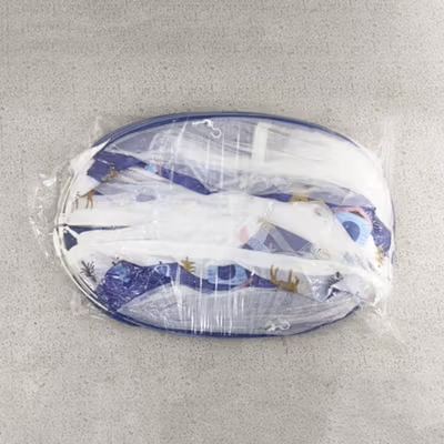 AOWE Jaring Anti Nyamuk Kelambu Kasur Mosquito Net 180x200cm - AS475 - Blue — gambar 5