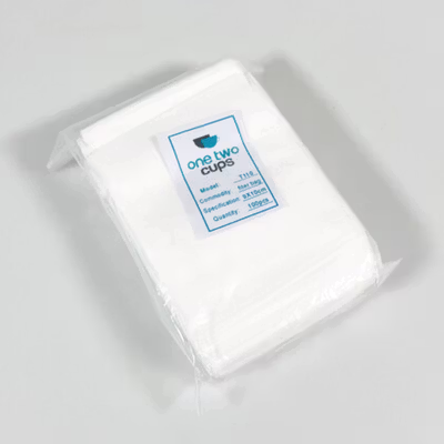 One Two Cups Kantong Teh Filter Saringan Tea Bag Disposable 100 PCS 9x10cm - M100 - White — gambar 5