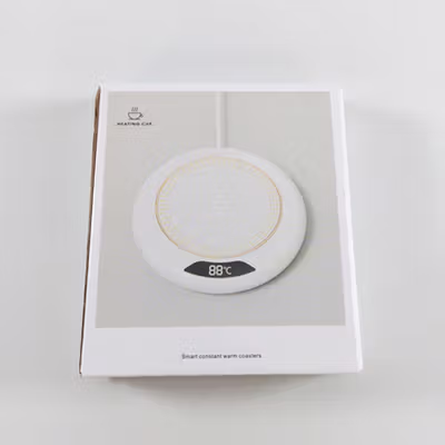 FEERED Tatakan Gelas Pemanas Coffee Cup Warmer Heating Pad - M308 - White — gambar 5
