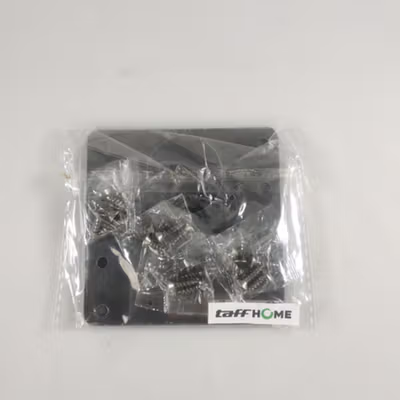 TaffHOME Plat Engsel Sendok Perbaikan Kabinet Hinge Repair Plate 4 PCS - Q410 - Silver — gambar 5