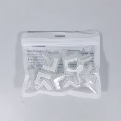 FUSHAN Pelindung Sudut Meja T-Shaped Corner Protector 10 PCS - FS33 - Transparent — gambar 5