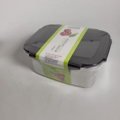 TaffHOME Kotak Makan Anti Tumpah Reguler Lunch Box Stainless Steel 304 1500ml - Slyz52 - Black — gambar 5