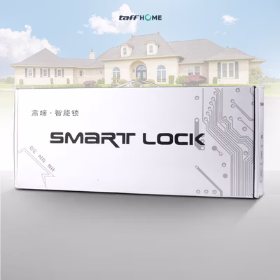 TaffHOME Smart Door Lock Fingerprint Password Bluetooth Card TTLock - B09TT - Black — gambar 5