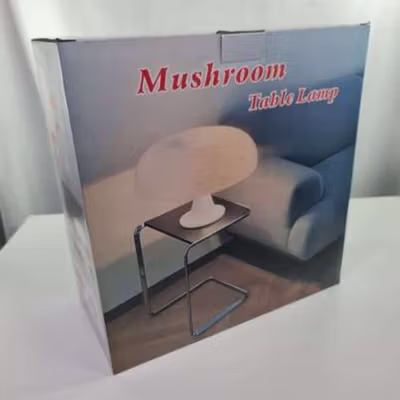 TaffLED Lampu Meja Hias Classic Mushroom Table Lamp 12W 3in1 Color - QD-1 - Orange — gambar 5