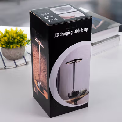 TaffLED Lampu Meja Hias Desk Lamp Restaurant Bar USB 3in1 Color - TW54 - Silver — gambar 5