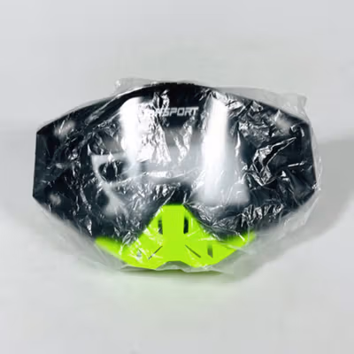 TaffSPORT Kacamata Helm Motor Goggles UV400 Protection Windproof Clear - UV400 - Black/Green — gambar 5