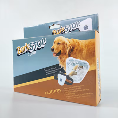 BarkSTOP Kalung Latih Anjing Ultrasonic Dog Anti Bark Stop Collar - CSH-B005 - White — gambar 5
