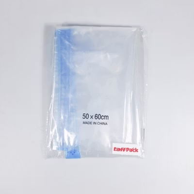 TaffPACK Kantong Plastik Vakum Pakaian Multifungsi Vacuum Bag 1 PCS 50x60cm - YK-1000 - Transparent — gambar 5