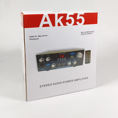 Dreamburgh Audio Amplifier Bluetooth HiFi 2 Channel Output 900W - AK55 - Black — gambar 5
