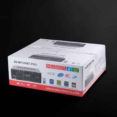 Sunbuck Audio Amplifier Bluetooth HiFi USB Adjustable USB MP3 FM 1000W - AV-MP326BT PRO - Black — gambar 5
